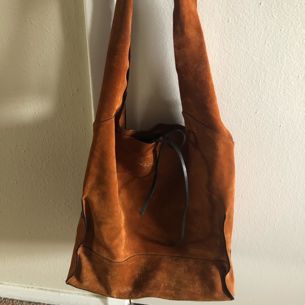 Rag and Bone Leather Suede Tote Bag